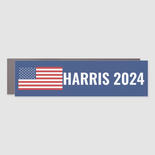 HARRIS 2024 CAR MAGNET (Front)