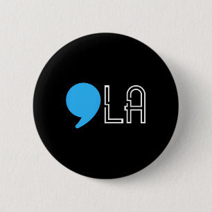 Harris 2024 Election Funny Comma Button