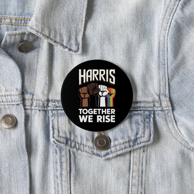 Harris 2024 Election LGBT Kamala Harris 2024 Button (In Situ)