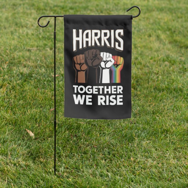 Harris 2024 Election LGBT Kamala Harris 2024 Garden Flag (In SItu)