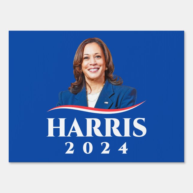 Harris 2024 election yard sign (Front)