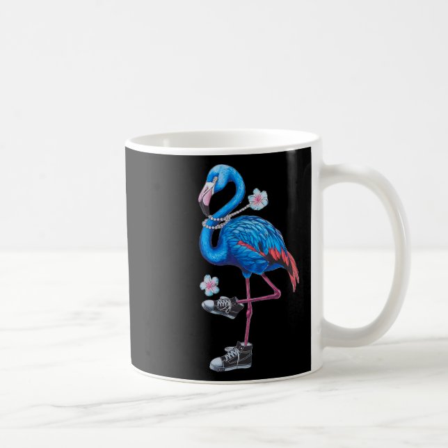 Harris 2024 Flamingo Trendy Retro Style With Sneak Coffee Mug (Right)