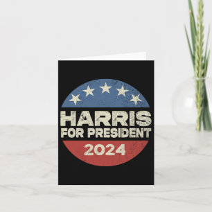 Harris 2024 For President Election Campaign 2  Card