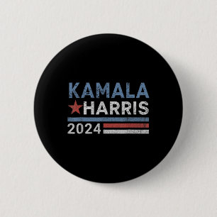 Harris 2024 For President Election Campaign Button
