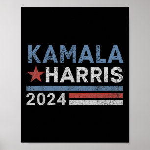 Harris 2024 For President Election Campaign Poster