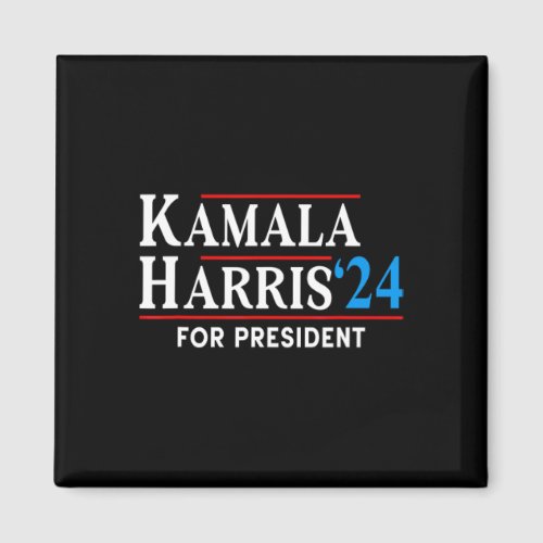 Harris 2024 For President Election Voting For Kama Magnet