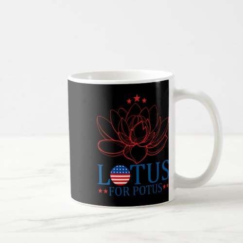 Harris 2024 Lotus For Potus President Trend Electi Coffee Mug