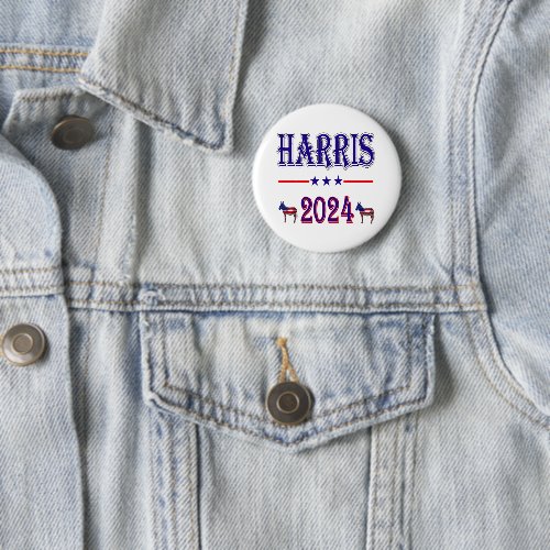 Harris 2024 Pres Democrat Donkeys USA Flag