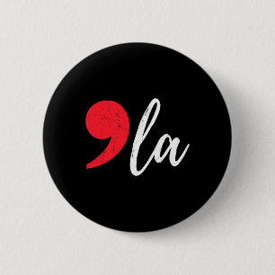 Harris 2024 President Comma La Button