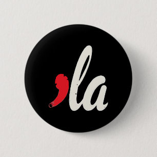 Harris 2024 President Comma La Funny Button