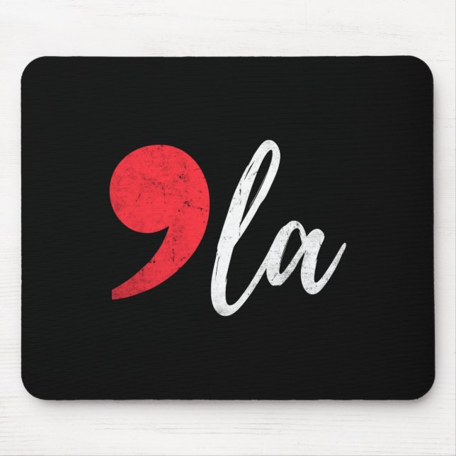 Harris 2024 President Comma La Funny  Mouse Pad (Front)