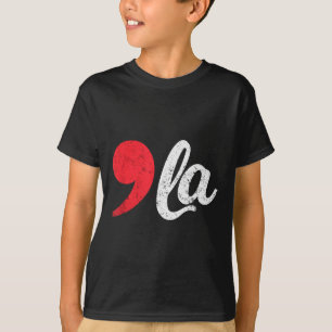 Harris 2024 President Distressed Comma La Funny T-Shirt
