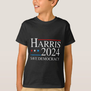 Harris 2024 Save Democratic Election Campaign Us F T-Shirt