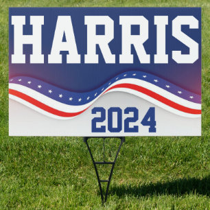 Harris 2024 sign