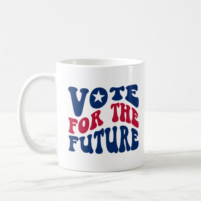 HARRIS 2024 Vote President Kamala Election Sneaker Coffee Mug (Left)