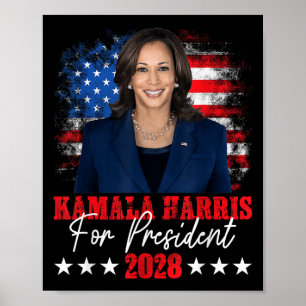 Harris 2028 Vote President Kamala Harris Election Poster