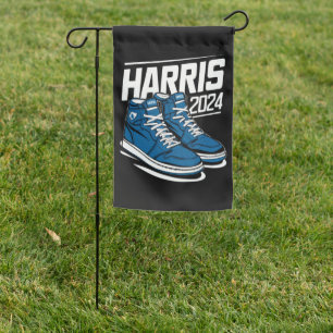 Harris 24 Vote President Kamala Election Sneakers Garden Flag