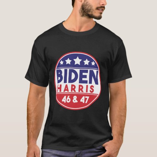 Harris 46 47 Democrat Merchandise Biden Harris  T_Shirt