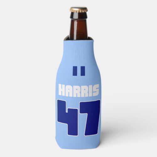 Harris 47 Bold Blue  White Jersey Bottle Cooler