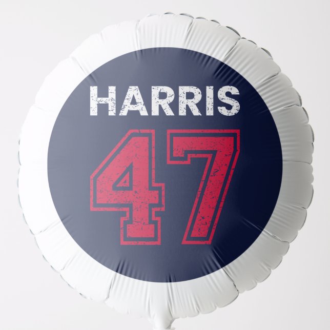 Harris 47 I - Kamala Harris For President Balloon (Front)
