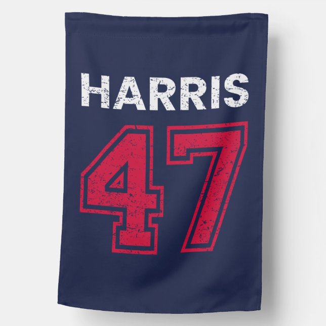 Harris 47 I - Kamala Harris For President House Flag (Front)