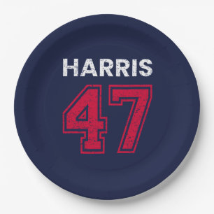 Harris 47 I - Kamala Harris For President Paper Plates