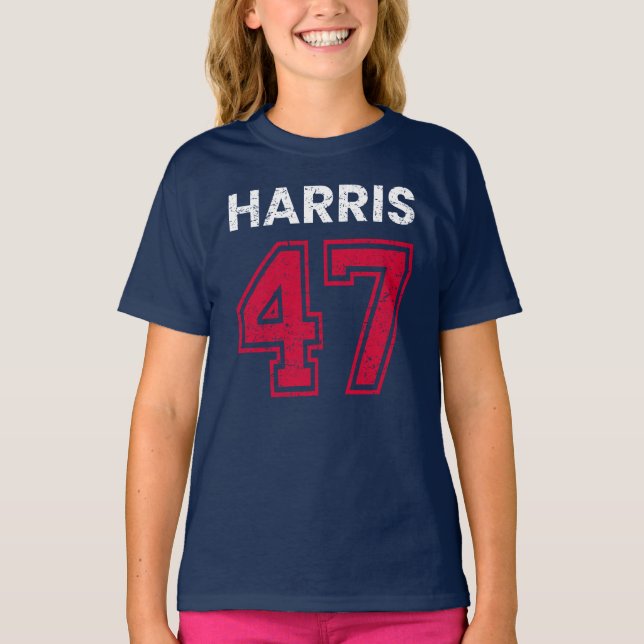 Harris 47 I - Kamala Harris For President T-Shirt (Front)