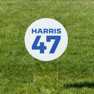 Harris 47 sign