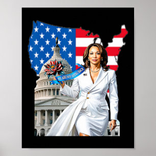 Harris 47 Th President Usa America 2024 Election  Poster