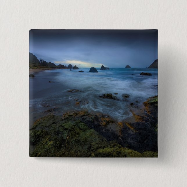 Harris Beach State Park | Oregon Pinback Button (Front)