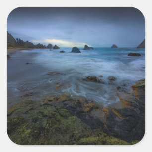 Harris Beach State Park Oregon Square Sticker