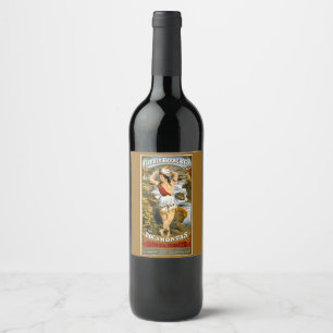 Harris, Beebe & Co. Pocahontas Chewing Tobacco Pos Wine Label