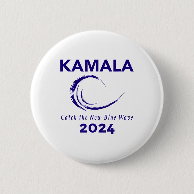 Harris Campaign 2024  Button (Front)