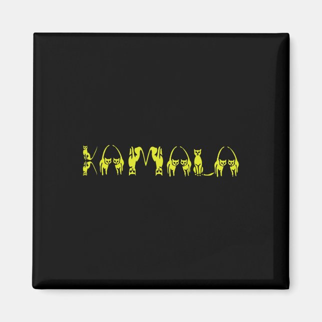 Harris Cat Lettering Positive Funny 15  Magnet (Front)