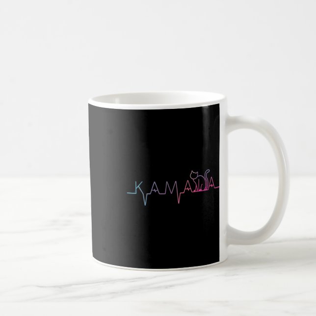 Harris Cat Lettering Positive Funny Cat Lover  Coffee Mug (Right)