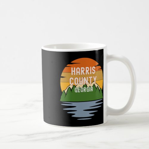 Harris County Georgia Vintage Sunset  Coffee Mug