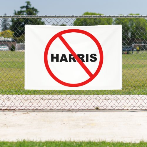 Harris Danger Warning Dont Go There Banner