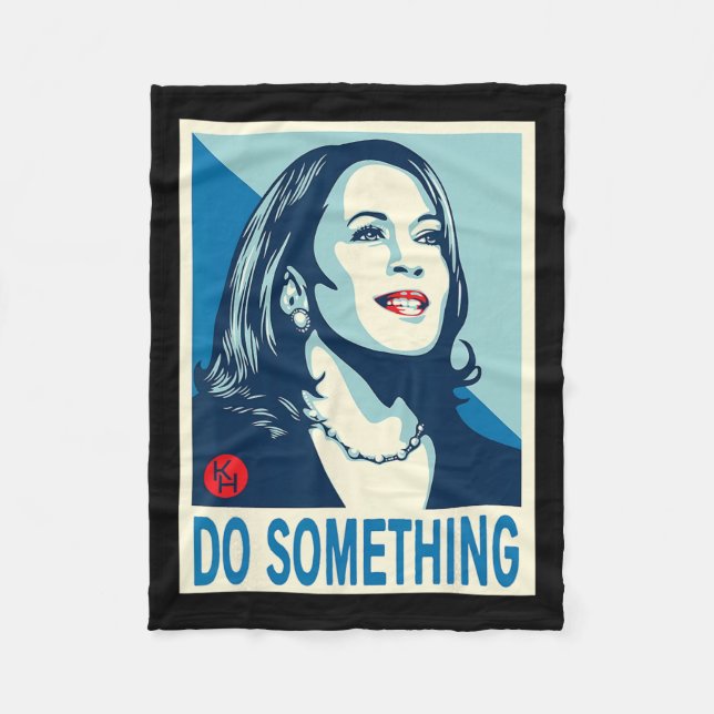 Harris Do Something  Fleece Blanket (Front)