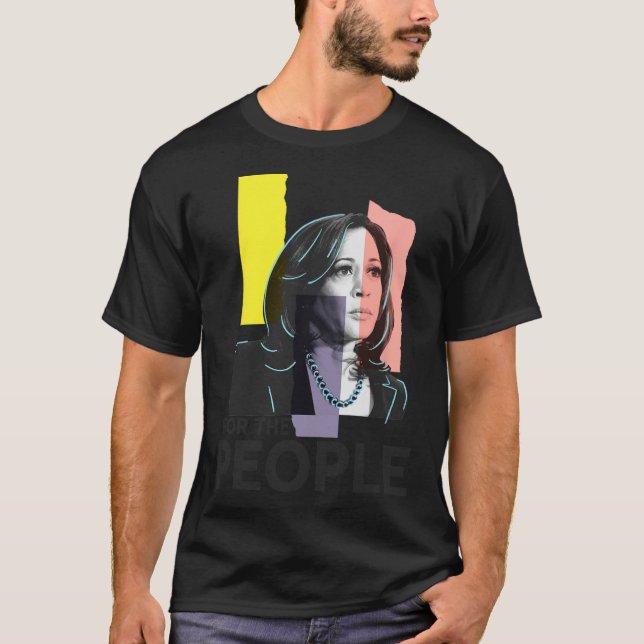 Harris For People 2024 Election President  T-Shirt (Front)