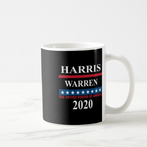 Harris For President 2020 Elizabeth Warren For Vp  Coffee Mug