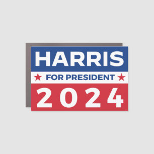Harris for President 2024 Car Magnet