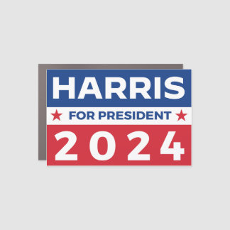 Harris for President 2024 Car Magnet