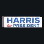 Harris for President  Car Magnet<br><div class="desc">Kamala Harris for president bumper sticker magnet.  Great way to show your support.</div>