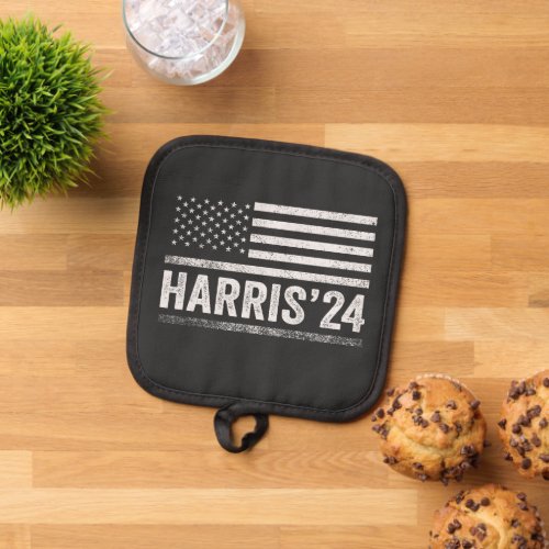 Harris For President Democrat Election American  Pot Holder