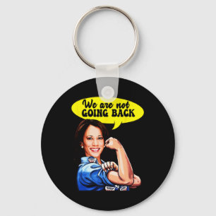 Harris For President Election 2024 We Not Going Ba Keychain