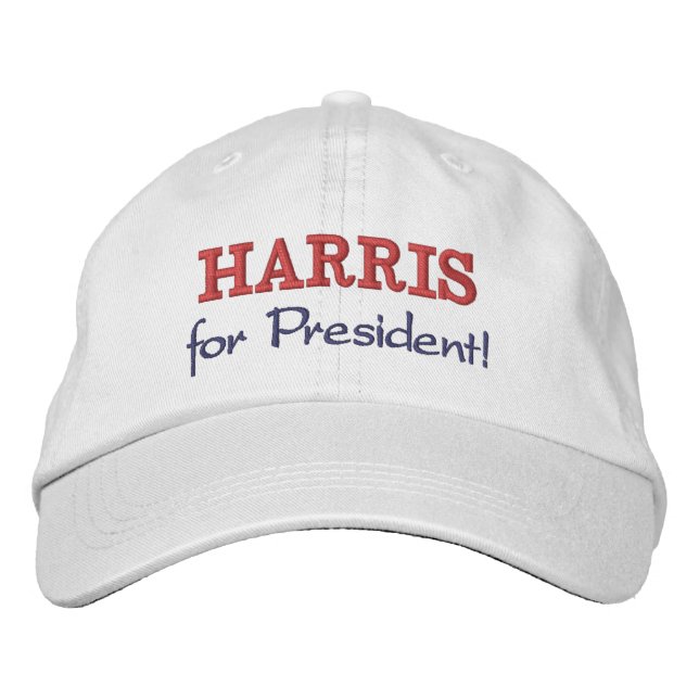 Harris for President Embroidered Baseball Cap (Front)