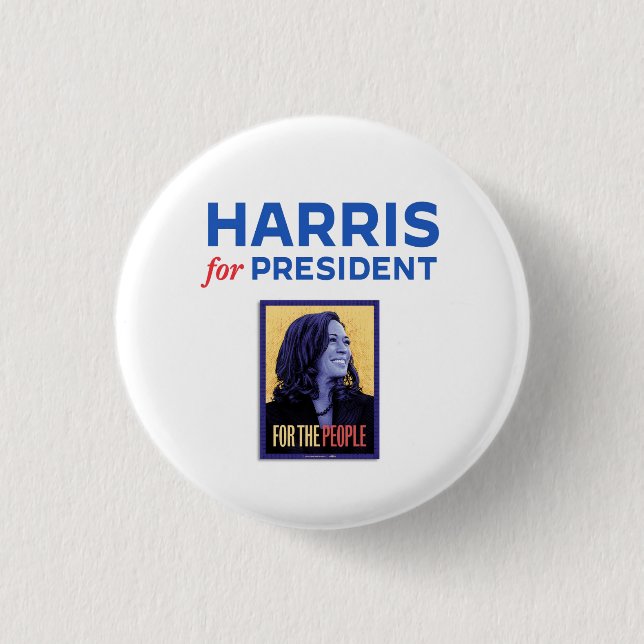 Harris for President / Kamala Harris for President Button (Front)