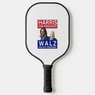 Harris For President Walz For Vice President Kamal Pickleball Paddle