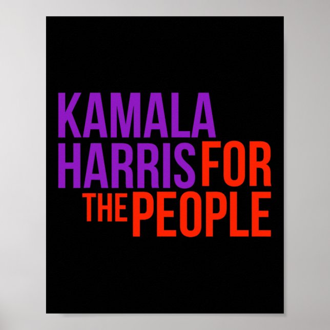 Harris For The People Shirt Kamala 2020  Poster (Front)