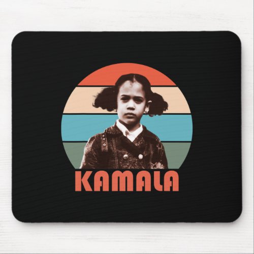 Harris Girl Retro Vintage Black History Black Wome Mouse Pad